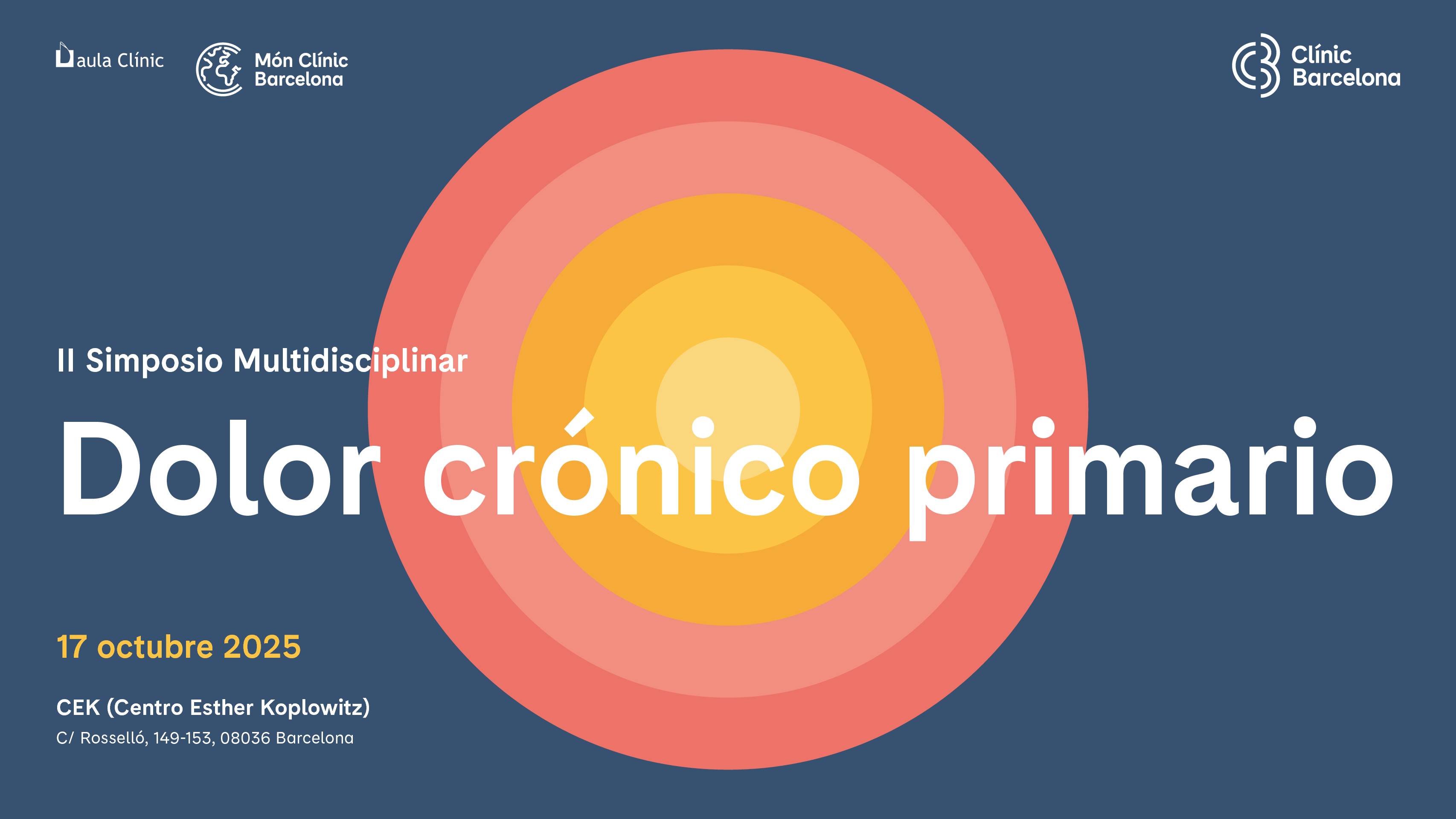 Aula Clinic Jornada II Simposi Multidisciplinari Dolor Primari